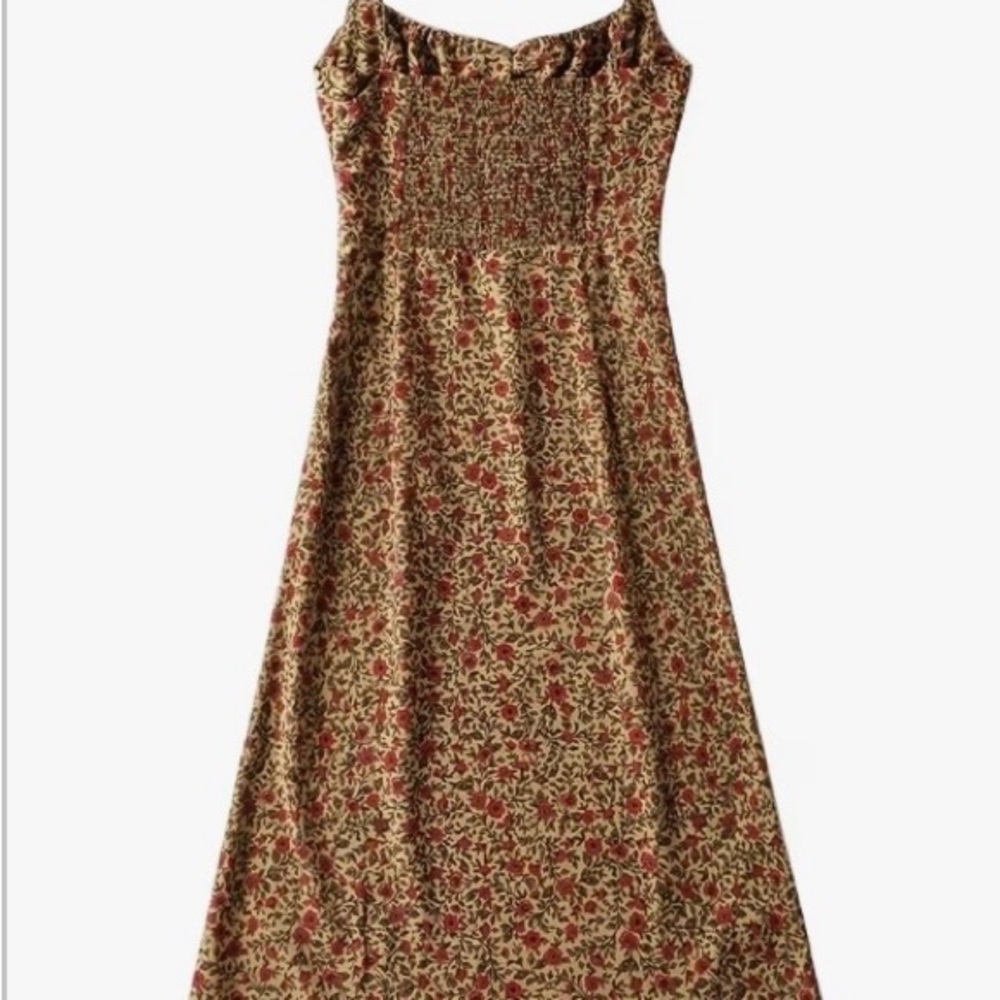 Floral Print Spaghetti Strap Sun Dress - Picture 2 of 16